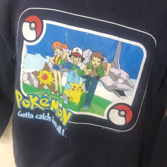 Boy’s Official Nintendo by Monterey Canyon Pokémon Sweatshirt - Picture 2 of 9
